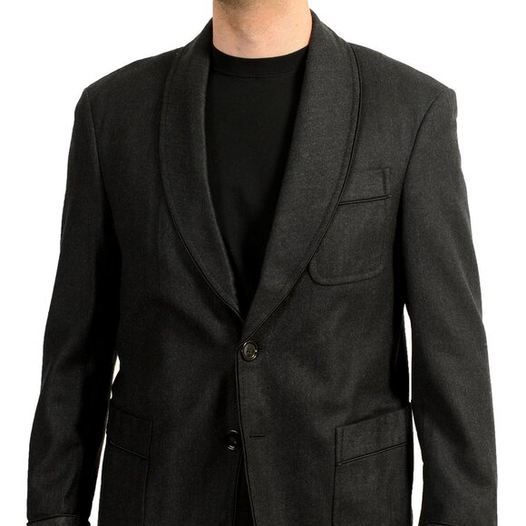 Hugo Boss Men's Colibri_FS Gray Wool Two Button Sport Coat Blazer US 38L IT 48L - Picture 1 of 6